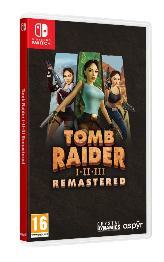 Tomb Raider I-II-III Remastered Starring Lara Croft   Nintendo Switch NEW 