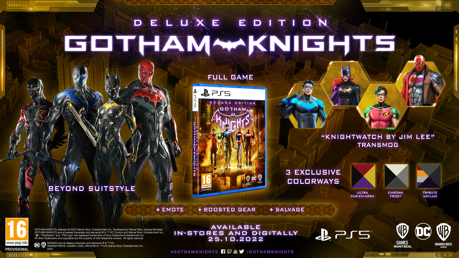 Gotham Knights Deluxe Edition PS5 NEW