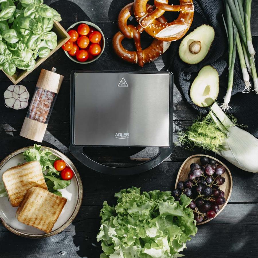 ADLER ELECTRIC GRILL 1000W BLACK