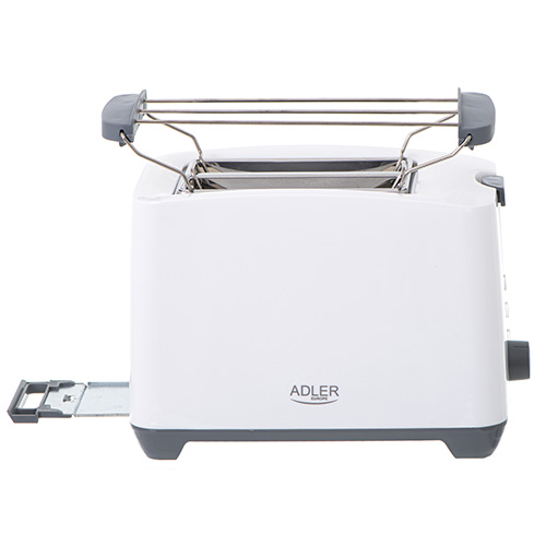 ADLER TOASTER 2 SLICE 1000W WHITE