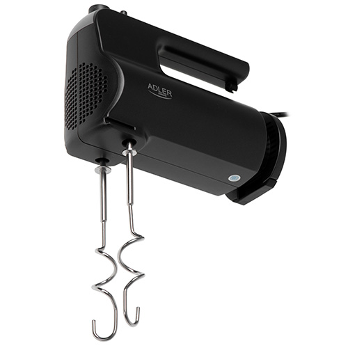 ADLER HAND MIXER WITH A PULL-OUT TRAY FOR ACCESSORIES 550W BLACK