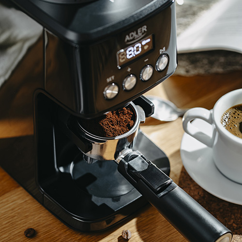ADLER BURR COFFEE GRINDER 180W BLACK