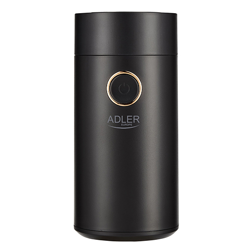 ADLER COFFEE MILL 150W BLACK/GOLD
