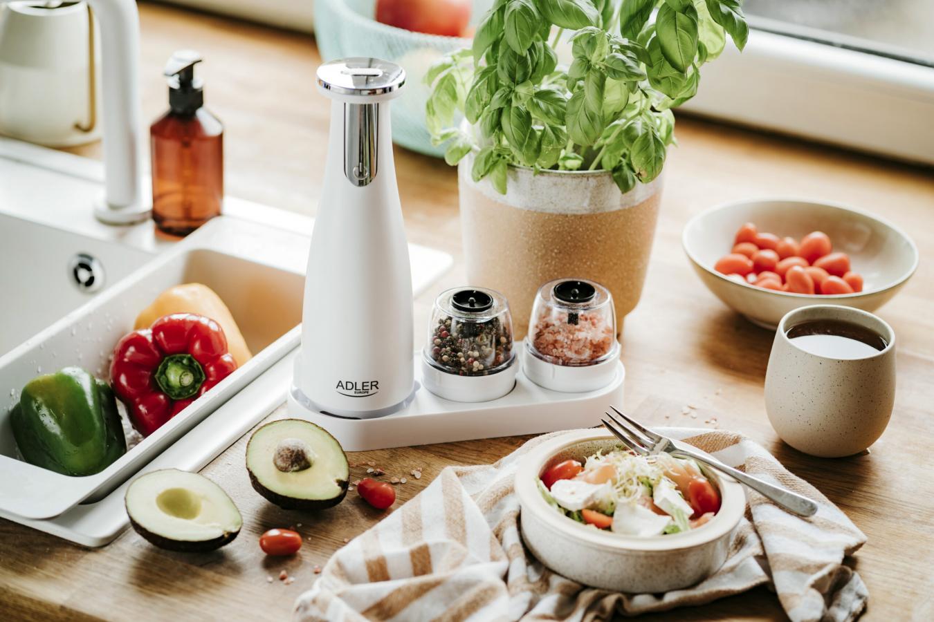 ADLER 3 IN 1 ELECTRIC SPICE GRINDER WHITE