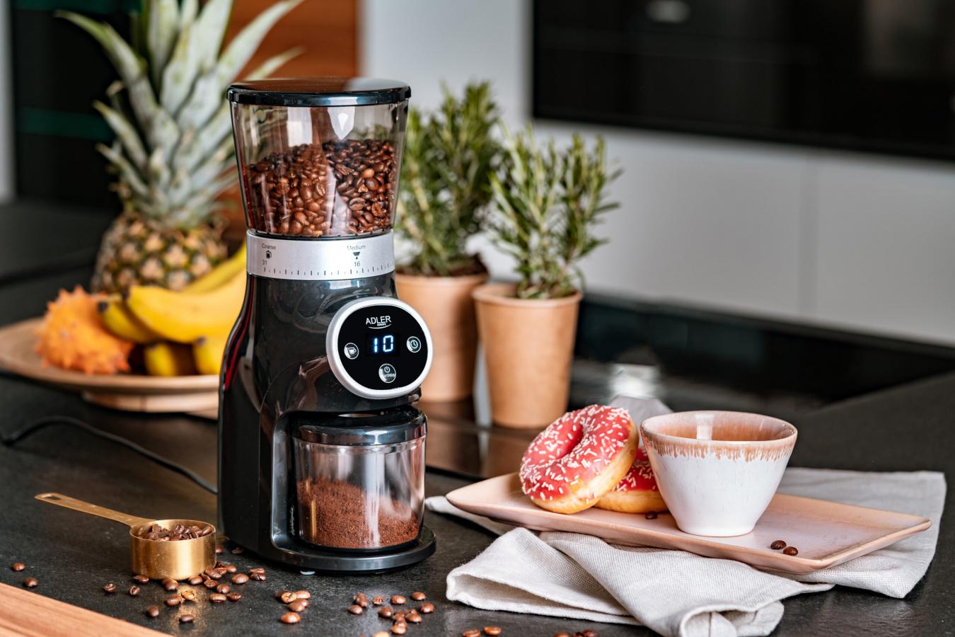 ADLER BURR COFFEE GRINDER BLACK