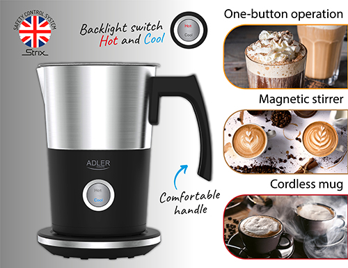 ADLER MILK FROTHER AND HEATER