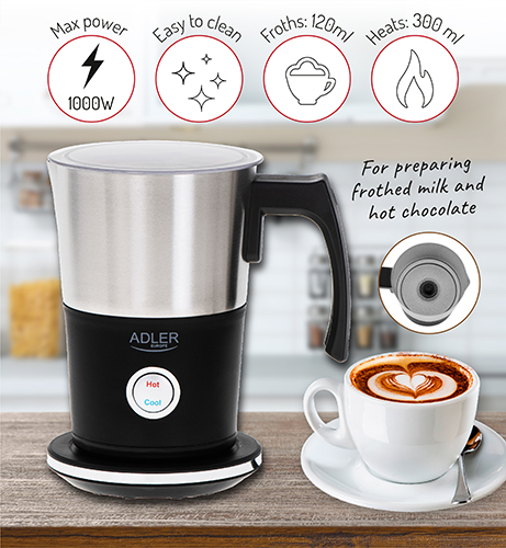 ADLER MILK FROTHER AND HEATER