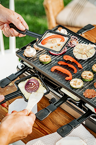 ADLER ELECTRIC GRILL - RACLETTE 1400W BLACK