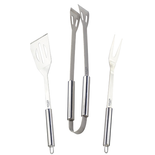 ADLER GRILL CUTLERY SET IN BLACK CARRYING CASE