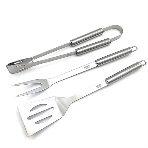 ADLER GRILL CUTLERY SET IN BLACK CARRYING CASE