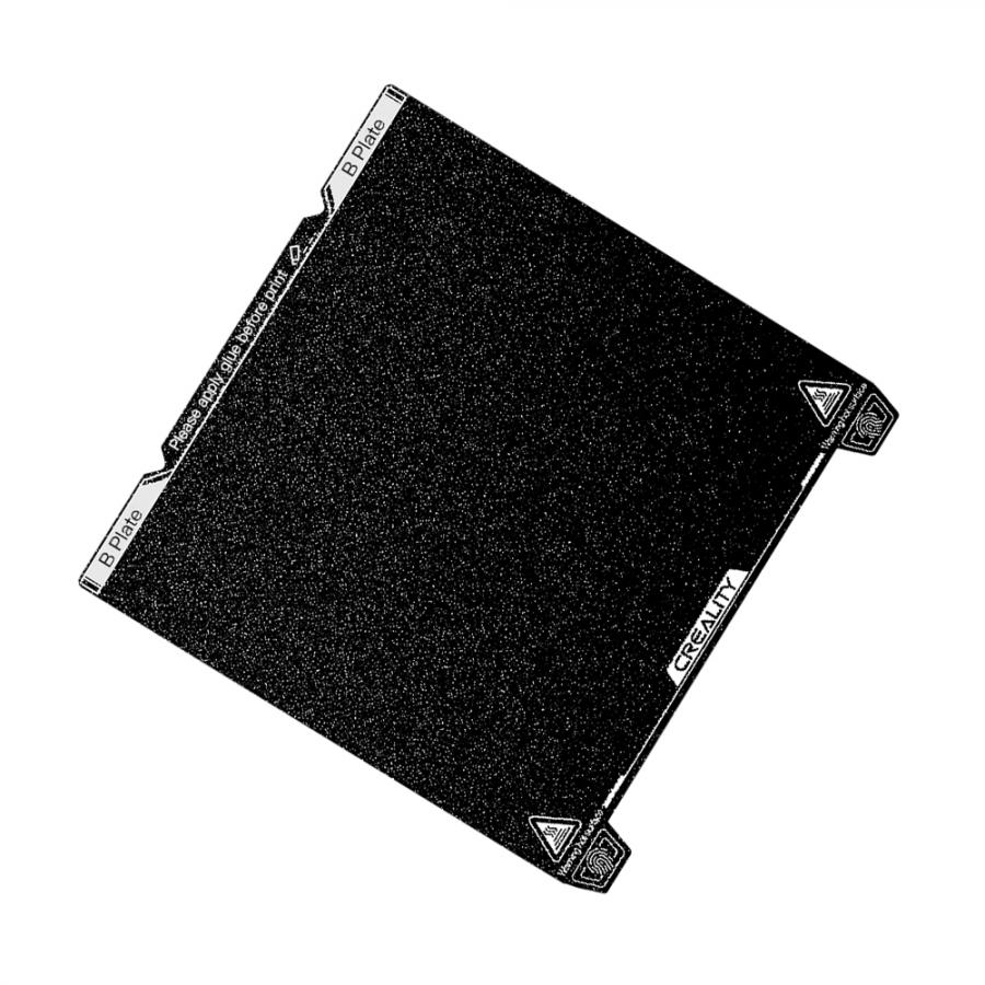 Creality K1 PEI Build Plate 235x235mm -Ender3S1/3S1Pro/5S1/3V3SE/3V3KE/CR10SE/3V3 & K1 - no magnetic