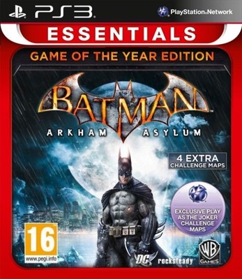 Batman: Arkham Asylum (GotY Ed.)(Essentials) PS3 USED