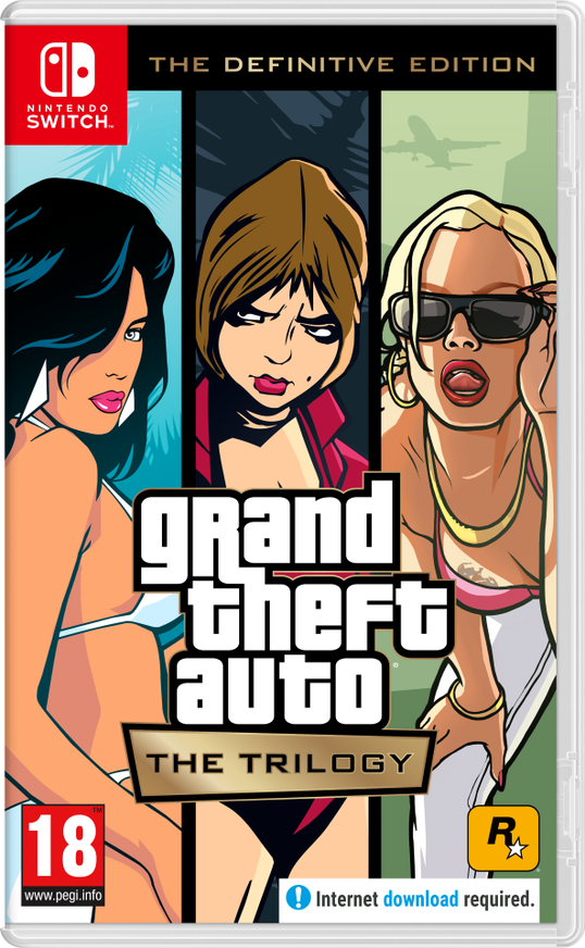 Grand Theft Auto: The Trilogy – The Definitive Edition  Nintendo Switch  NEW