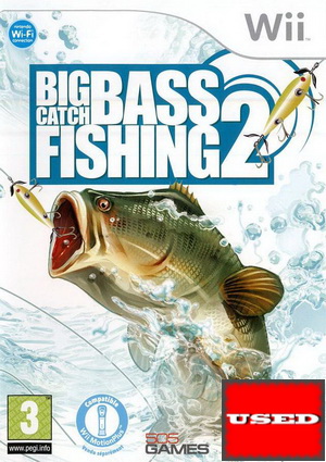 Big Catch Bass Fishing 2 Wii USED