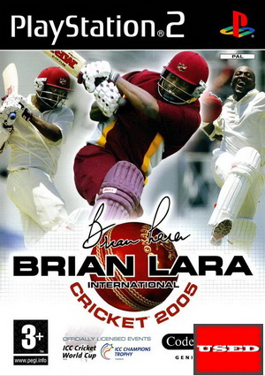 Brian Lara Cricket 2005 PS2 USED