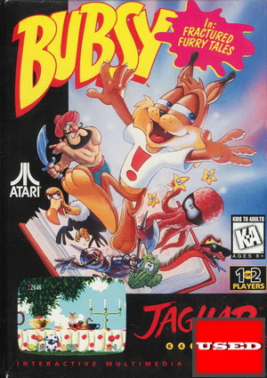 Bubsy in Fractured Furry Tales Atari JAGUAR  USED
