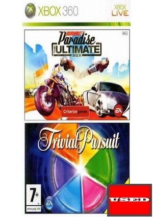 Burnout Paradise Ultimate Trivial Pursuit (Bundle) X360 USED
