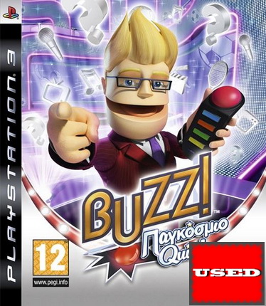 Buzz Παγκόσμιο Quiz (Χωρίς Buzzers) PS3 USED
