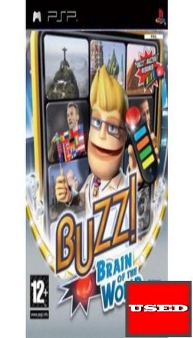 Buzz! Brain Of The World PSP USED