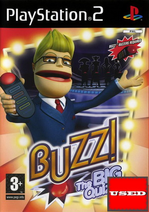 Buzz! The BIG Quiz  PS2 USED (Game Only) (EngONLY German)