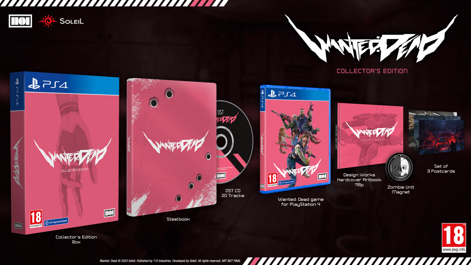 Wanted Dead Collector's Edition PS4 NEW 