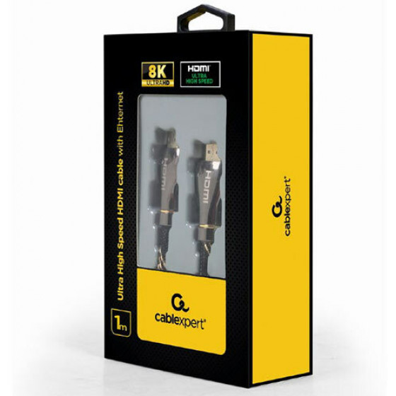Cablexpert 8K High Speed HDMI cable with Ethernet Premium Series 1m (CCBP-HDMI8K-1m)