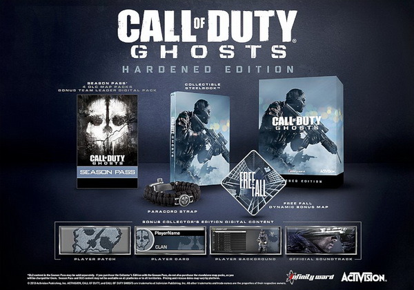Call of Duty: Ghosts (Hardened) X360 NEW