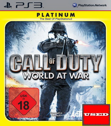 Call of Duty: World at War (Plat) PS3 USED 