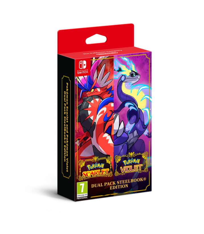 Pokémon Scarlet & Pokémon Violet Dual Pack SteelBook Edition Nintendo Switch NEW