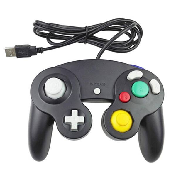 Unofficial GameCube Controller Black with USB for PC NEW (Bulk) 