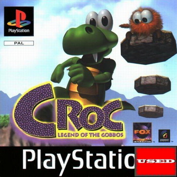 Croc Legend of the Gobbos PSX USED (Unofficial Case)