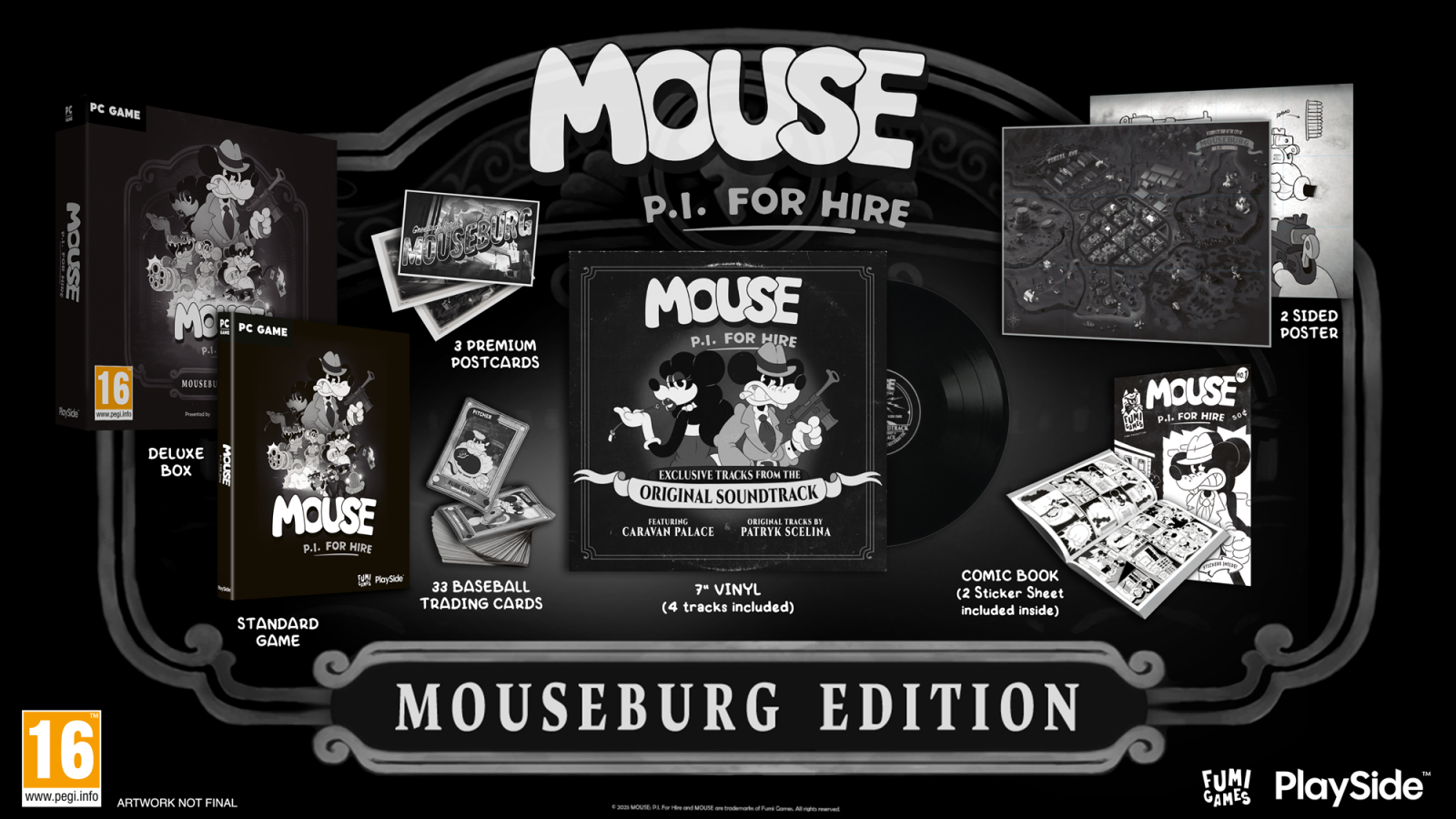 Mouse: P.I. For Hire Mouseburg Edition PC NEW 