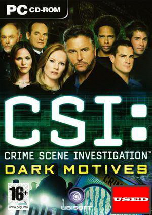 CSI : Dark Motives PC USED