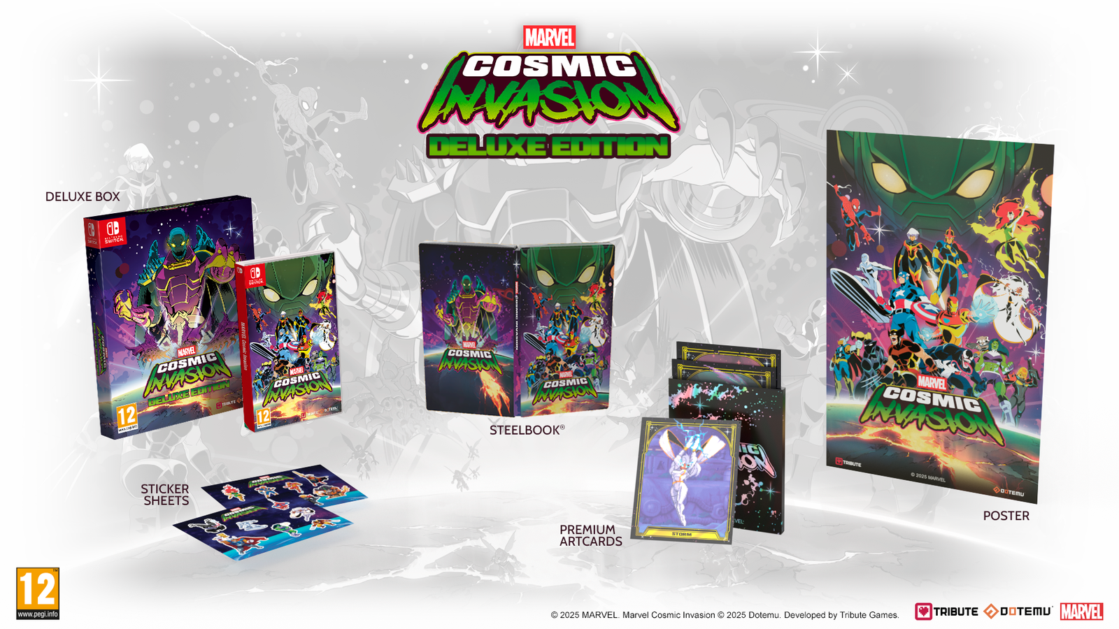 Marvel Cosmic Invasion Deluxe Edition Nintendo Switch NEW