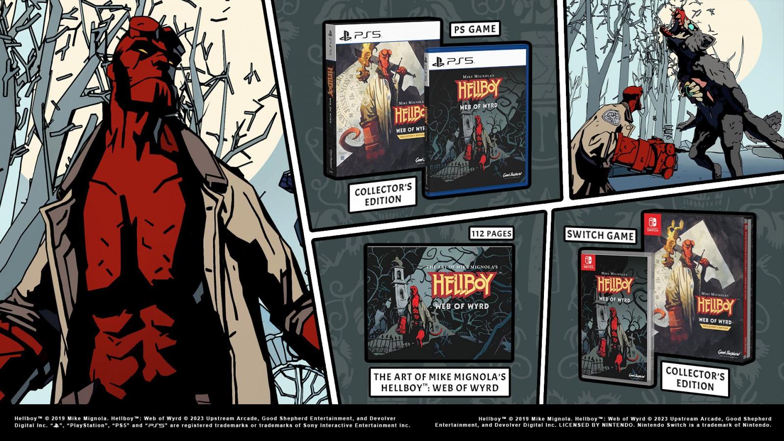 Mike Mignola'S Hellboy Webwyrd Collectors Edition PS5 NEW
