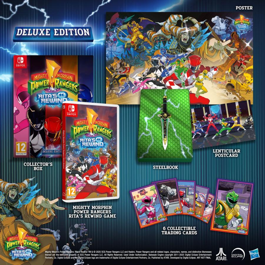 Mighty Morphin Power Rangers Rita's Rewind Deluxe Edition Nintendo Switch NEW