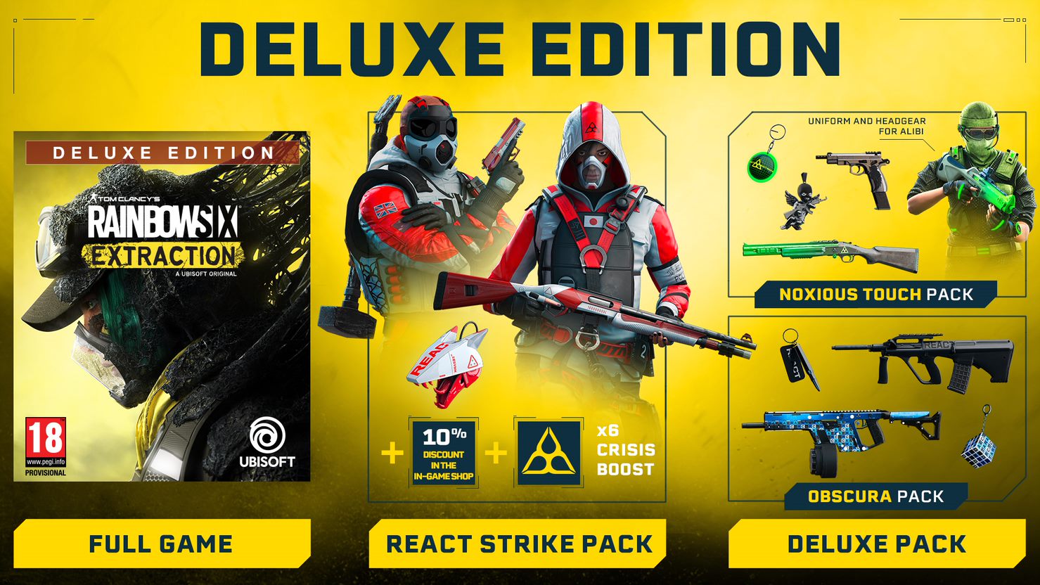 Tom Clancy's Rainbow Six Extraction  Deluxe  Edition  PS5   NEW 