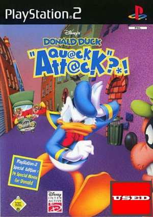 Disney's Donald Duck Quack Attack PS2 USED (No Manual/Damaged Cover)