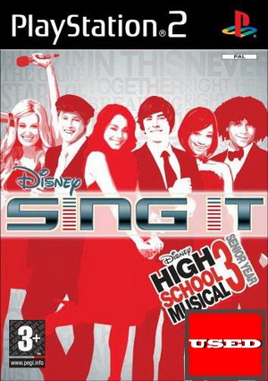 Disney Sing It! High School Musical 3 PS2 USED