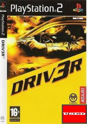 DRIV3R PS2 USED  (English Game / French Cover)