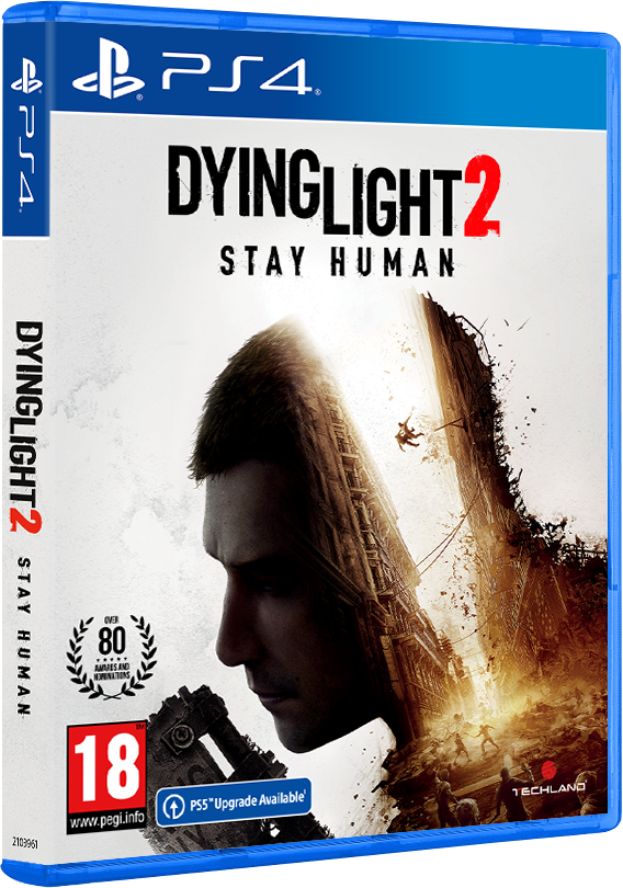 Dying Light 2: Stay Human  + Preorder Bonus  PS4   + JBL Quantum 100, Over-Ear Wired Gaming Headset (White)