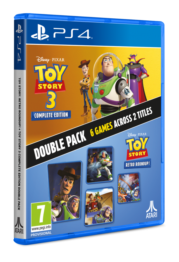 Toy Story Retro Roundup + Toy Story 3 Complete Edition Double Pack PS4 NEW