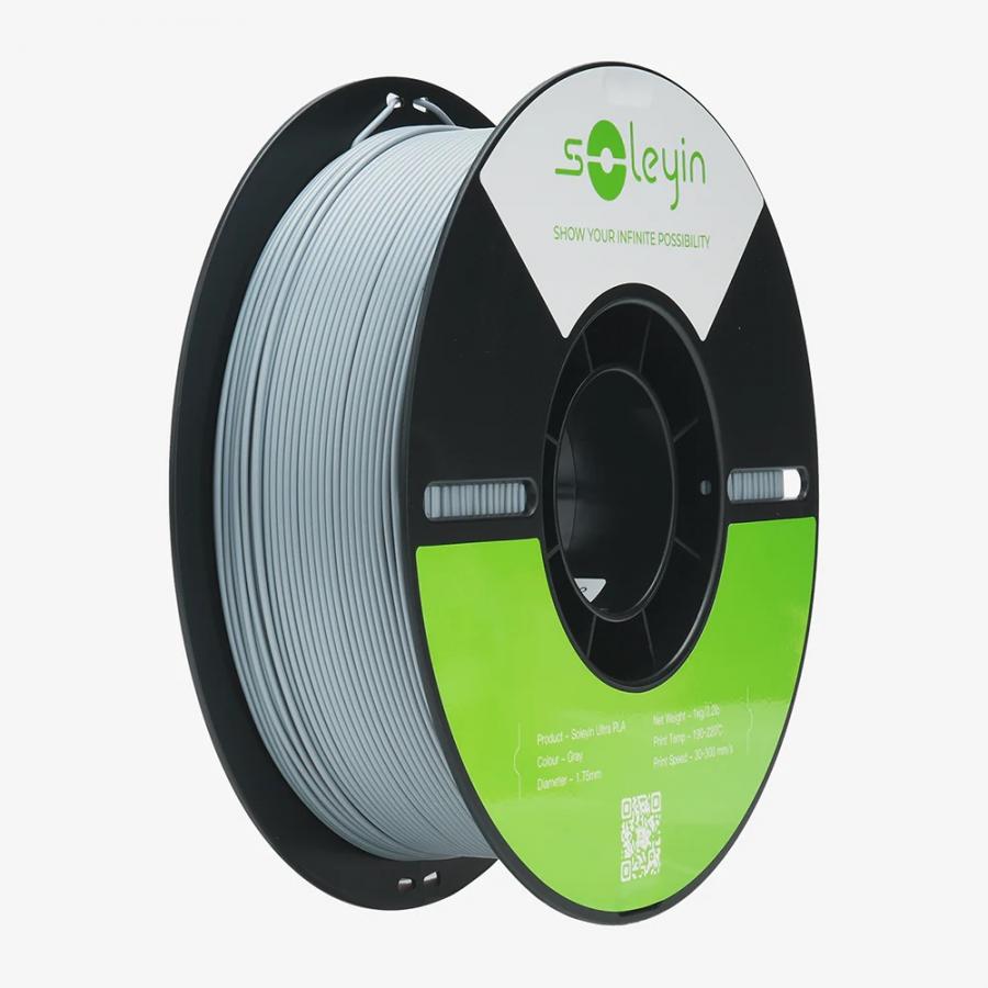Creality Soleyin Ultra PLA Gray 3D Printer Filament  1 kg Spool,1.75 mm