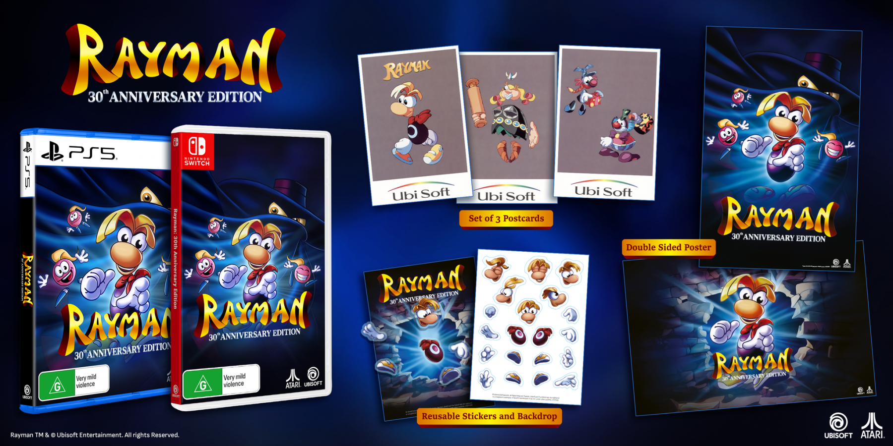Rayman 30th Anniversary Edition Nintendo Switch NEW
