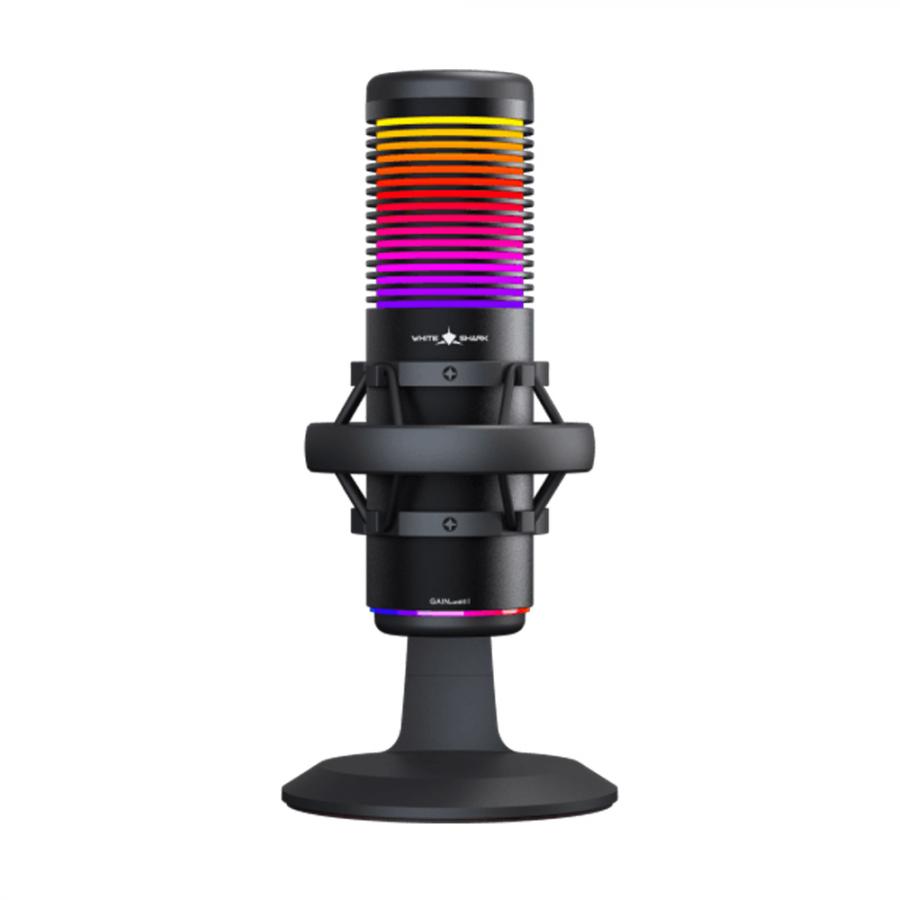 WHITE SHARK TOUCH CONTROL MICROPHONE DSM-07 RGB LIGHT BLACK