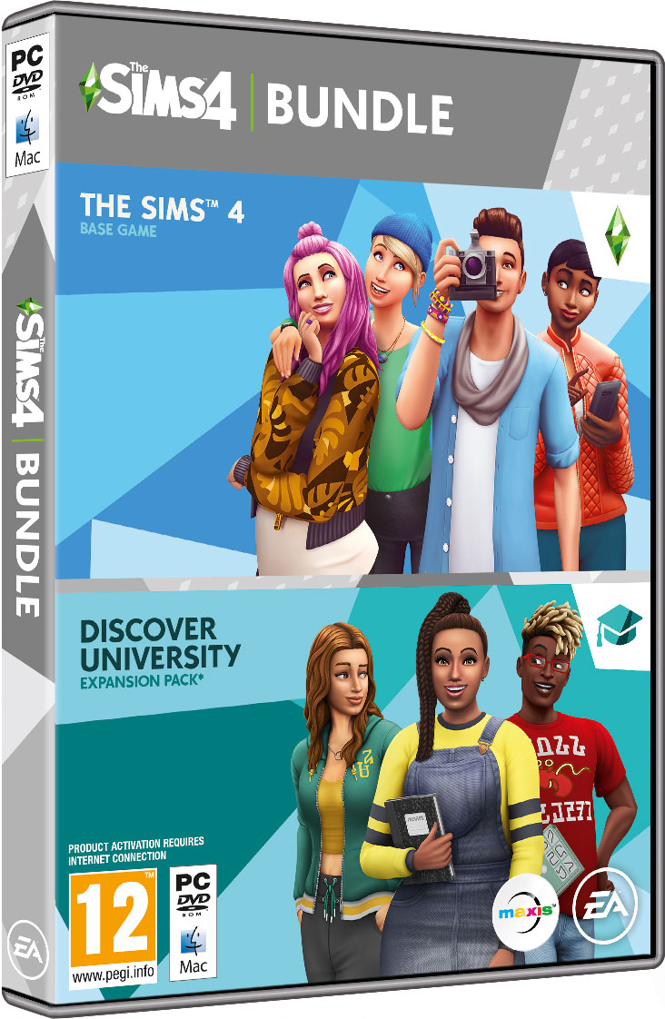 The Sims 4 + The Sims 4 (EP8) Discover Univercity  Bundle PC NEW