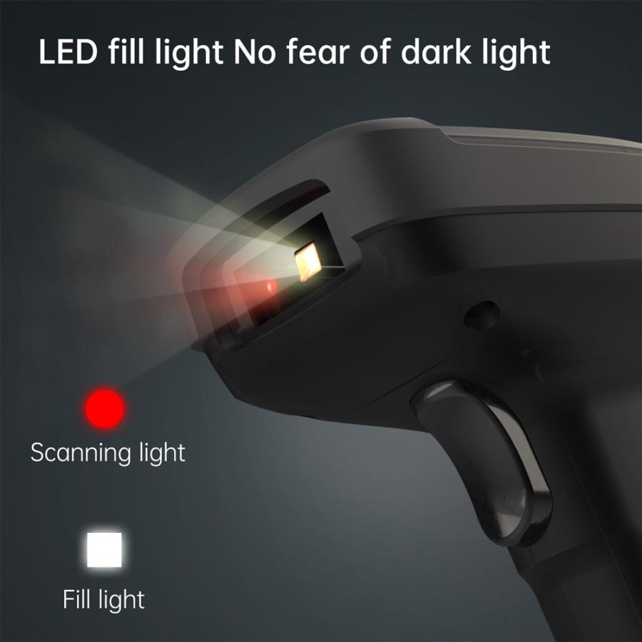 DELI WIRELESS SCAN GUN BLACK