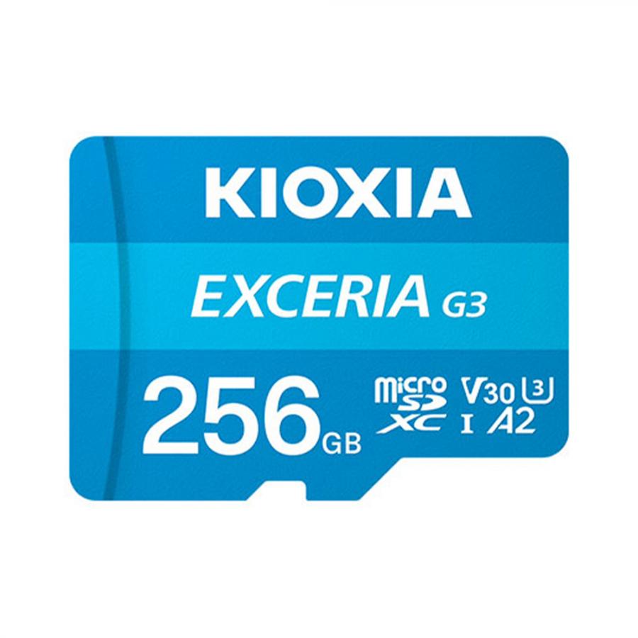 KIOXIA MICRO SD EXCERIA GEN3 256GB UHS I U3 V30 WITH ADAPTER