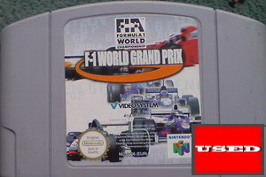F-1 World Grand Prix N64 UNBOXED