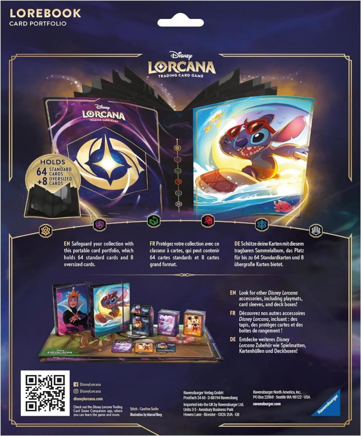 DISNEY - Lorcana  Ravensburger  Trading Cards  Portfolio - Stitch